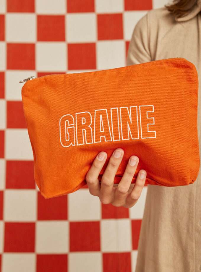 Graine Fw24 Pochette Racine Orange Grfw24rac002 1