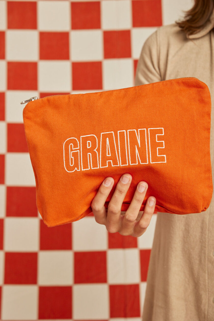 Graine Fw24 Pochette Racine Orange Grfw24rac002 1