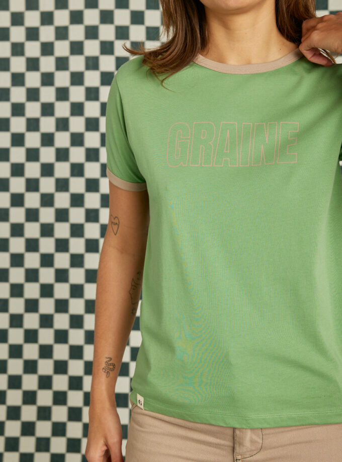 Graine Fw24 Tshirt Jardinier Vert Grfw24jar002 1